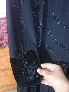 Beautiful Lycra And Velvet Abaya For Sale