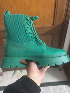 Green Boots Size 37