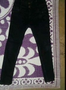Navy Blue And Black Jeans