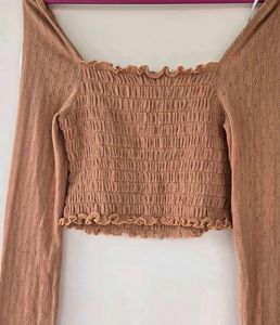 Cute Smocked Crop Top