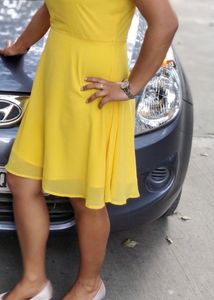 Lemon Yellow Dress