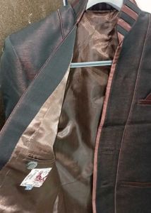 Brown Coat Pant