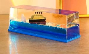 Sailing Titanic Ship And Ice Berg Display Ornament