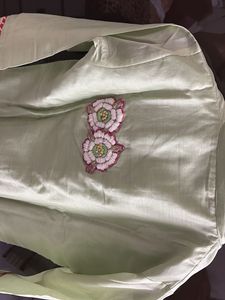 Elegant Sage Green Kurti with Accents