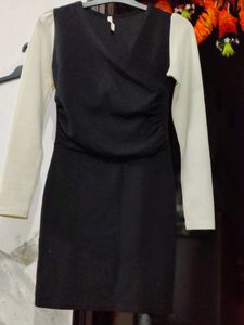 Chic Colorblock Mini Dress