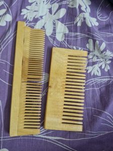 Wooden Comb Set