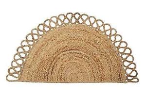 Jute Scalloped Doormat