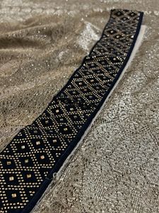 Embellished Ethnic Fabric Border