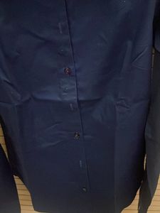 Van Heusen Navy Blue shirt, Small , good as Ne