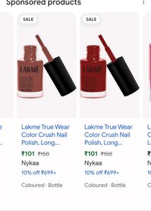 Combo Of 6 Nail Paints 💫