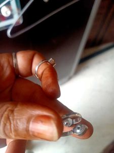 Gemstone Silver toe Rings