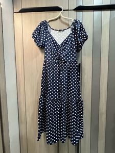 Polka Dot Midi Dress