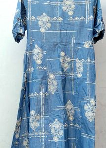 Denim Blue 💙 Dress Formal And Casual