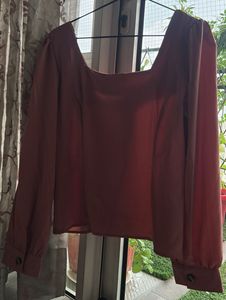 Blush Pink Button-Down Top