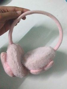 Pink Bunny Earmuffs