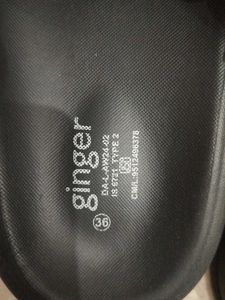 Ginger Black Pool Slides - Size 36