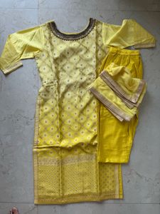 Unused Banarasi Ombre Suit