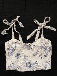 White Crop Top