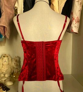 Red Velvet Corset