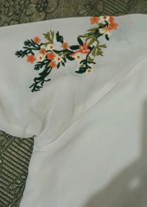 Floral Embroidered Top