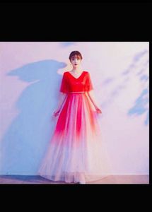 Gradient Chorus Costume Dress