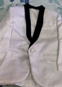 3 Piece White Suit For Boys
