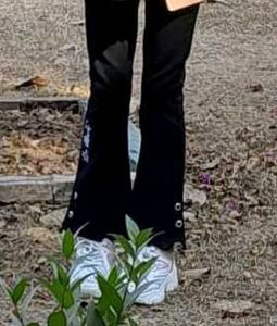 Black Bootcut Jeans for Kids 🤍