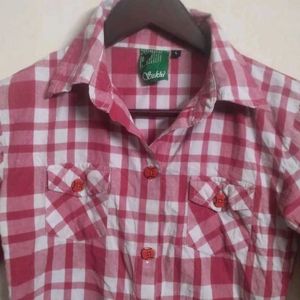 Red and White Shirt(Women&#39;s)