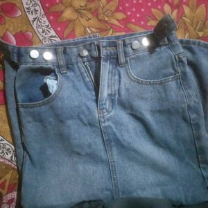 Denim Maxi Skirt