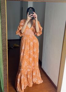 Golden Hour MAXI Dress in Mustard Yellow