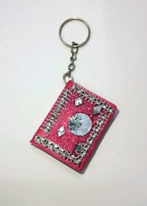✨📓 Handicraft Decorated Mini Diary Keychain🌷✨