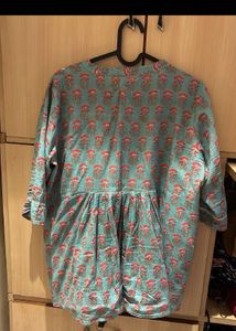 Xl size short Floral Print Kurta