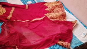 Elegant Ethnic gown with dupatta