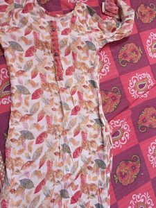 Leaf Print Kurta