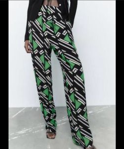 Zara Geometric Trousers