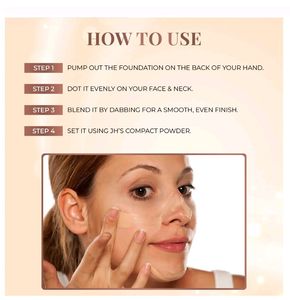 Just Herbs Serum Foundation- Porcelain