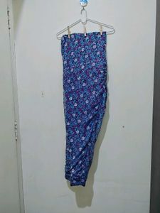 Floral Print Anarkali Kurta Pyjama Dupatta Set