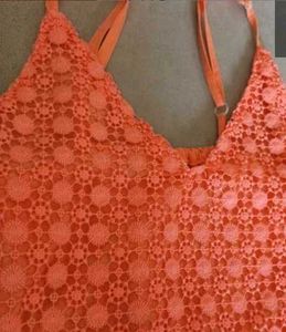A Sleeveless V Neck Top