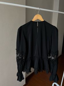RIVER ISLAND Lace Insert Blouse