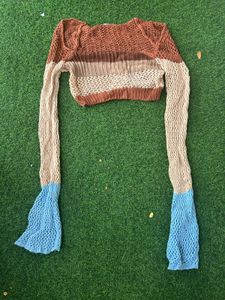 Crochet Knit Crop Top