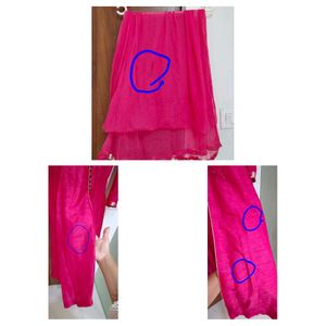 Red A Line Suit With Skirt Size 36 (Alterable)