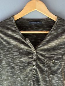 Olive Green Long Sleeve Top