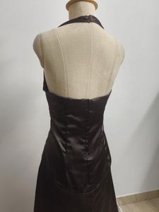 Brown Halter Gown
