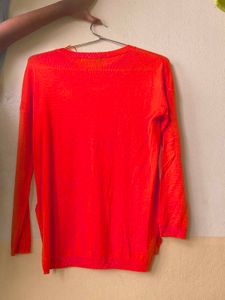 Marks &amp; Spencer Red Knit Top