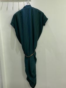 Elegant Dark Green Colour Dress