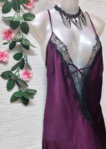 🎁Buy Two Get One Item Free🎁Silky Lace Nightgown