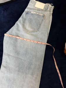 High waist flare jeans made with soft eco friendly