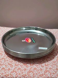 Stainless Steel Dining Plates