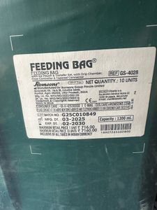 Enteral Feeding Bag - Unused