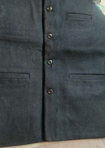 Navy Blue Nehru Jacket